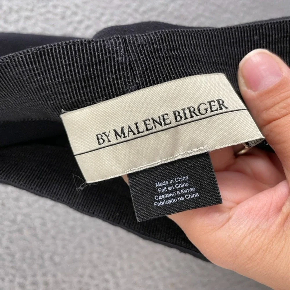 Malene Birger Jinda Ponte Dress Pants‎ Large Black Skinny Leg Office Career